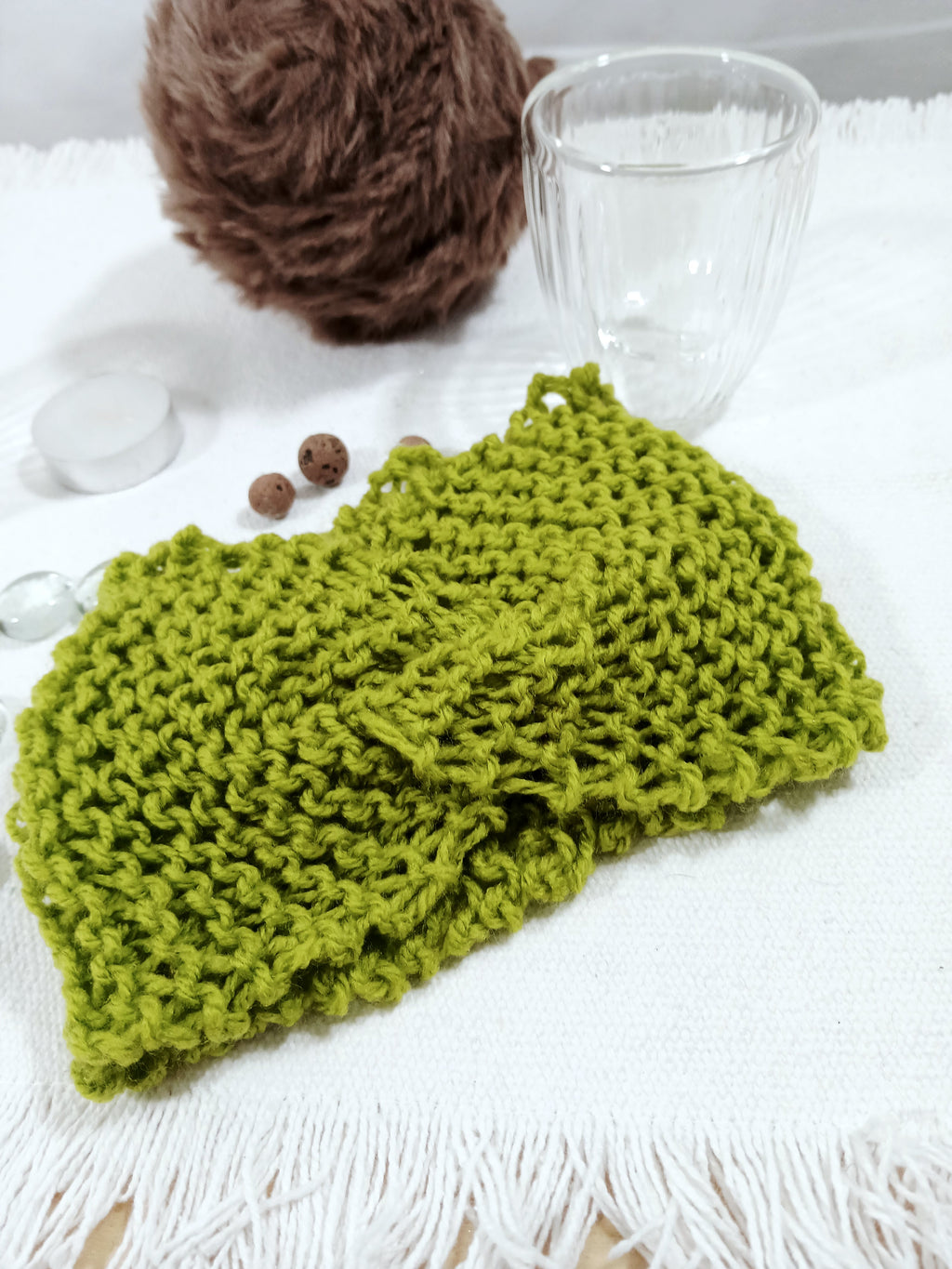 Bandeau olive Papillon